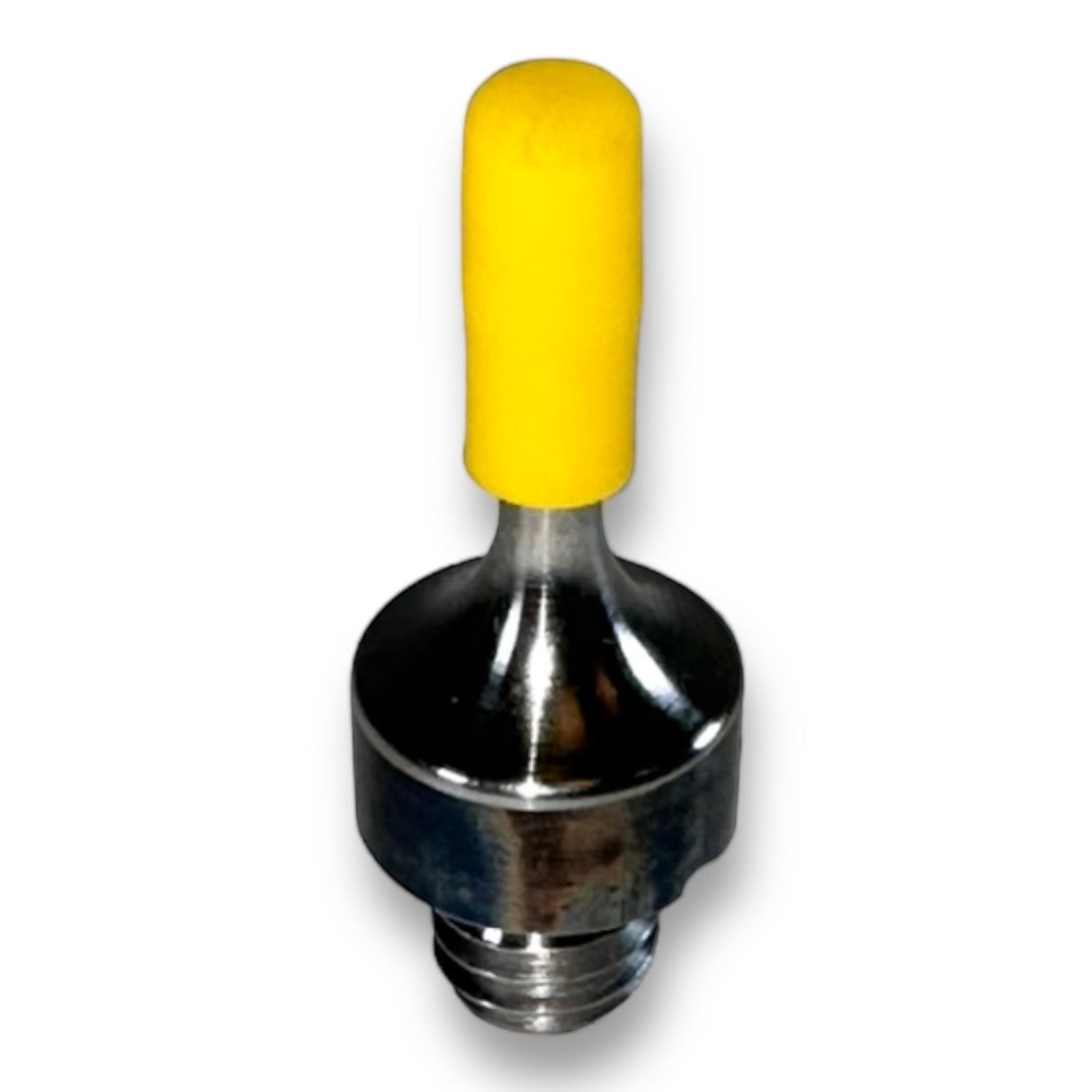 Anson PDR Dead Dent Tools Galaxy stainless steel patina tip with a protective yellow soft cap for dent repair