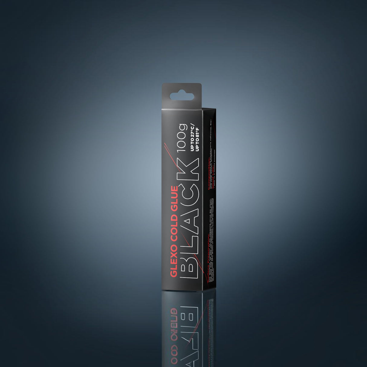 Anson PDR Glexo 100g black cold glue box for paintless dent repair, featuring professional PDR adhesive packaging.