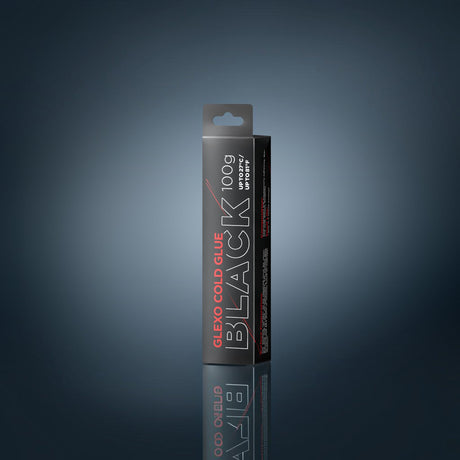 Anson PDR Glexo 100g black cold glue box for paintless dent repair, featuring professional PDR adhesive packaging.