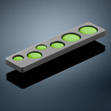 Anson PDR Glexo Diablo cold glue strip featuring six bright green pre-formed adhesive pods in a grey silicone tray.