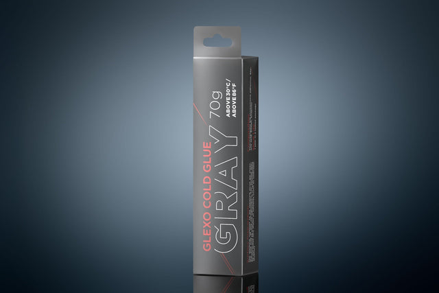 Anson PDR Glexo Gray 70g cold glue for hot weather, designed for temperatures above 86°F/30°C.