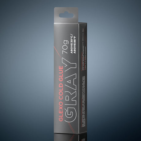 Anson PDR Glexo Gray 70g cold glue for hot weather, designed for temperatures above 86°F/30°C.
