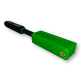 Anson PDR Dent Vision Dent Zapper Paddle in green with a carbon fiber shaft and threaded tip attachment point