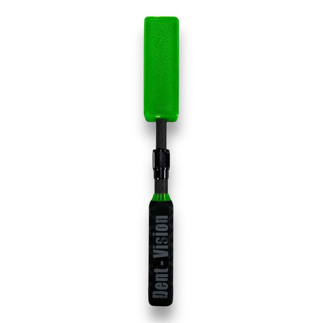 Anson PDR Dent Vision Dent Zapper Paddle EXT in green with a carbon fiber shaft and adjustable handle length.