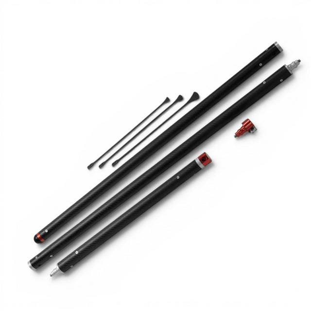 Anson PDR Hail King Rod 4.0 carbon fiber PDR rod with twist lock, extenders, and whale tail accessories.