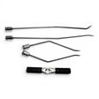 Anson PDR pistol grip style HUB handle set with tactical T-handle and four metal PDR rods with sharp tips.