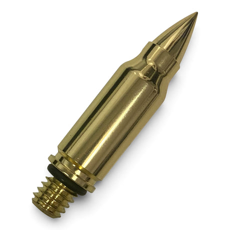 Anson PDR Kill Shot brass-plated heat-treated steel hail dent shrinking tip with threaded base