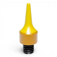 Anson PDR yellow knockdown tip with a threaded base, made from Match Grade material.