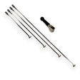 Anson PDR Lucky 7s PDR tool set featuring four metal dent repair rods of varying lengths and a tactical compact handle.
