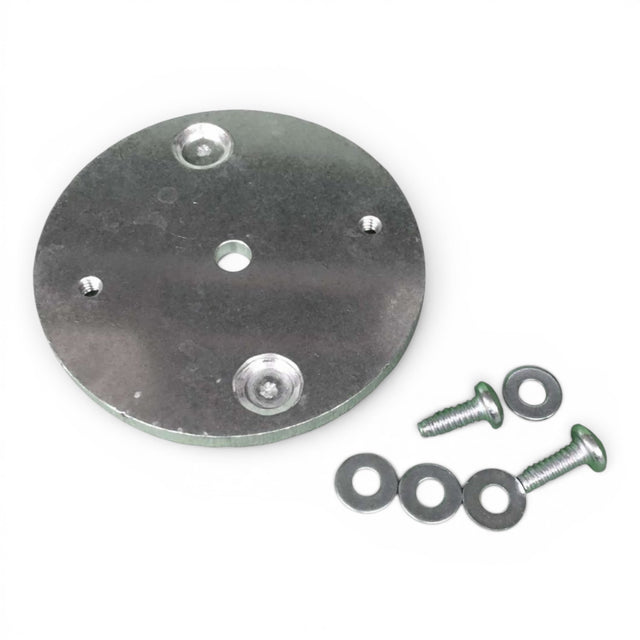Anson PDR metal magnetic mount install plate for Chubby with screws and washers.