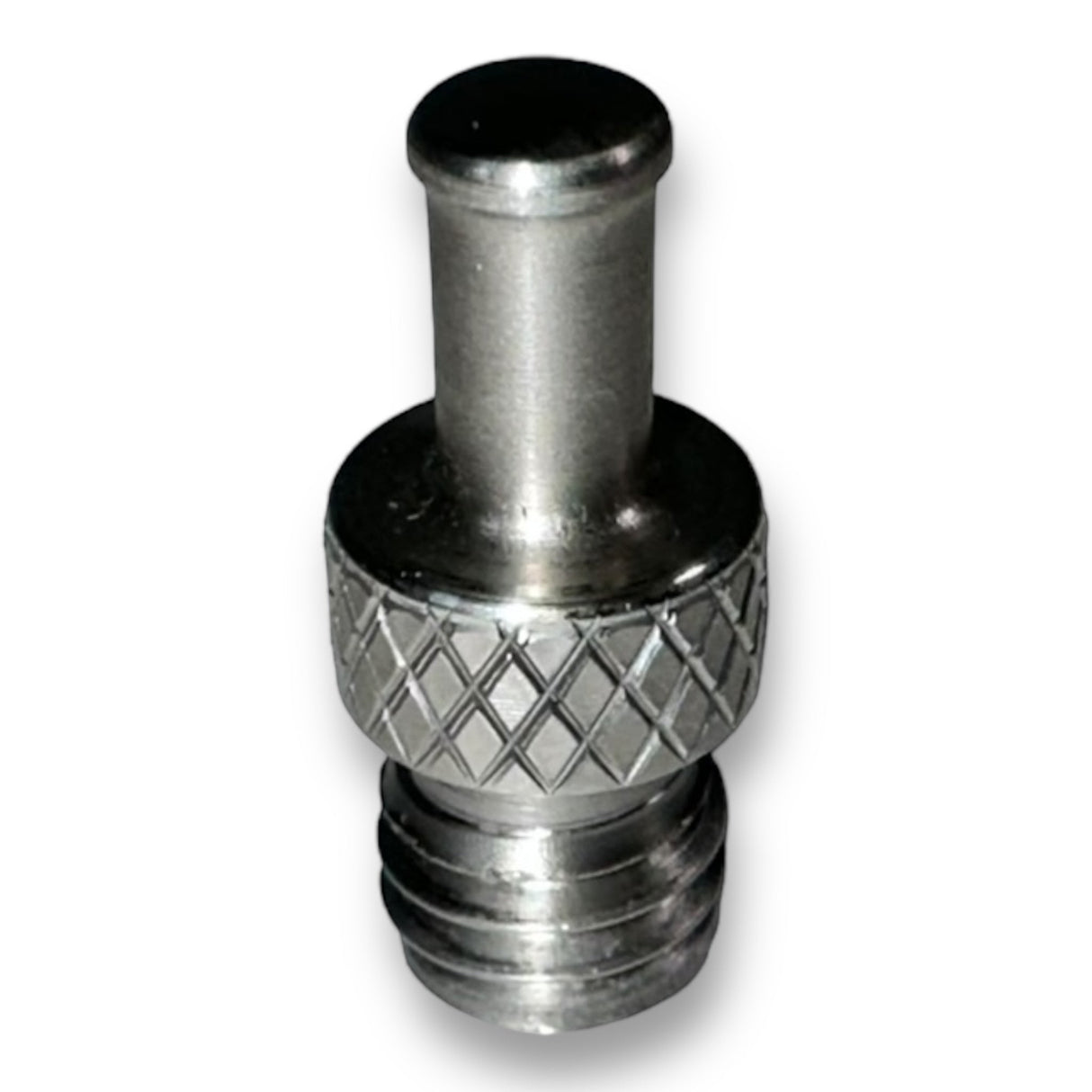 Anson PDR Metal Morph soft tip, 3/8 inch stainless steel dent repair tool with knurled grip and threaded base.