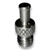 Anson PDR Metal Morph soft tip, 3/8 inch stainless steel dent repair tool with knurled grip and threaded base.