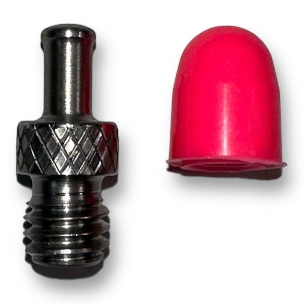 Anson PDR Dead Dent Metal Morph soft tip with pink urethane cap. Stainless steel body with knurled grip and threaded base.
