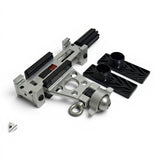 Anson PDR Mini Re-tension system with silver metal and black plastic components, including legs and feet.