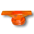 Anson PDR Dead Dent Lean & Mean orange plastic crease glue tab with ribbed face for PDR dent repair
