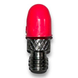 Anson PDR pink urethane soft tip with metal threaded base, 3/8 inch diameter, for pushing and knocking down dents.