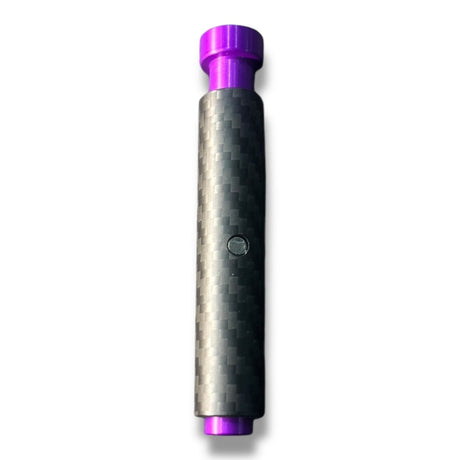 Anson PDR Dent Vision ShockBlocker purple knockdown tool with a carbon fiber sleeve for paintless dent repair