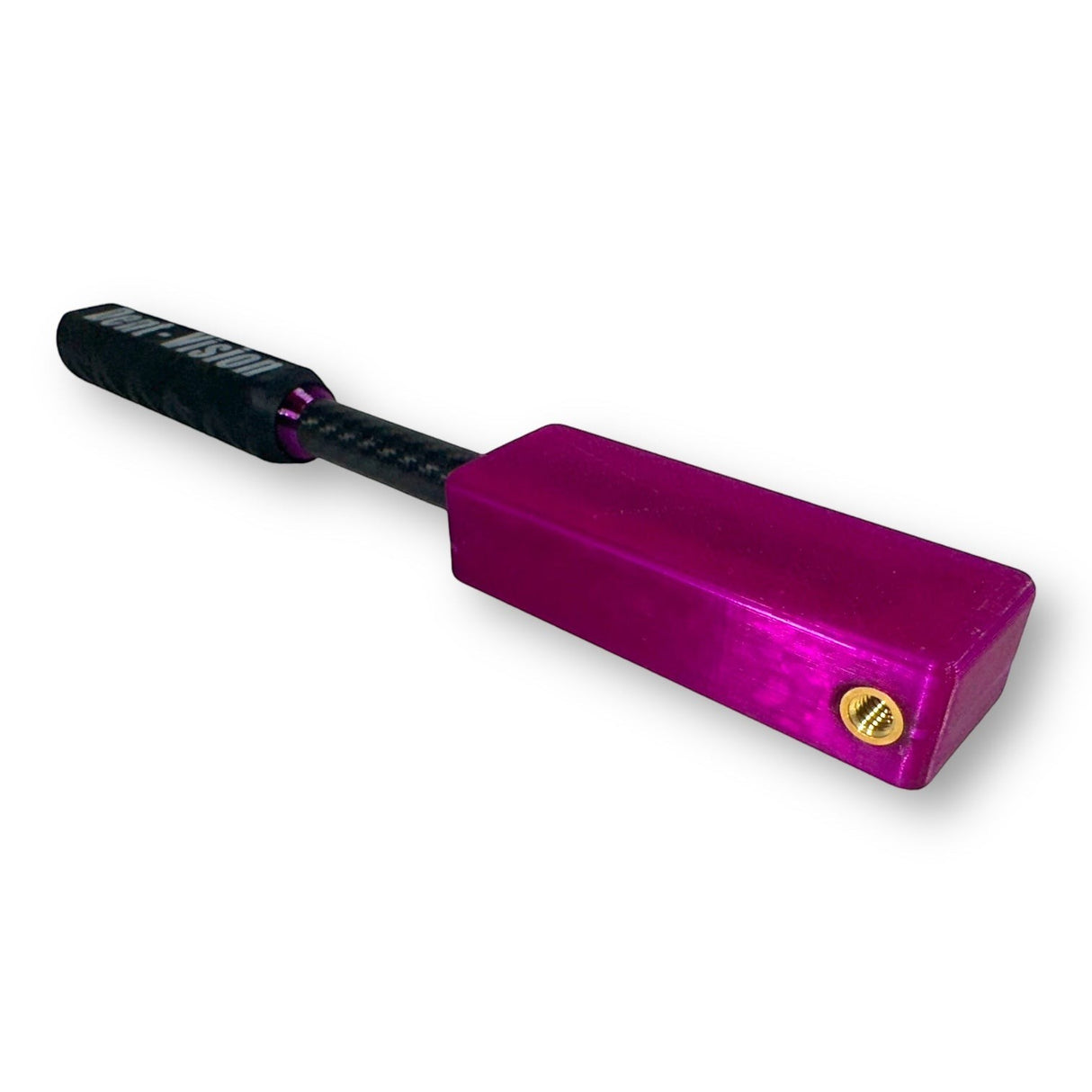 Anson PDR Dent Vision purple dent zapper paddle with a carbon fiber shaft and threaded tip attachment point.
