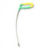 Anson PDR Tequila Rattlesnake 1 1/4" tail PDR tool with yellow and green handle and curved metal shaft.