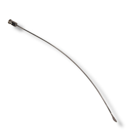 Anson PDR Compact HUB Rattlesnake 1 1/4" tail PDR tool, pre-curved metal with a compact hub connection.