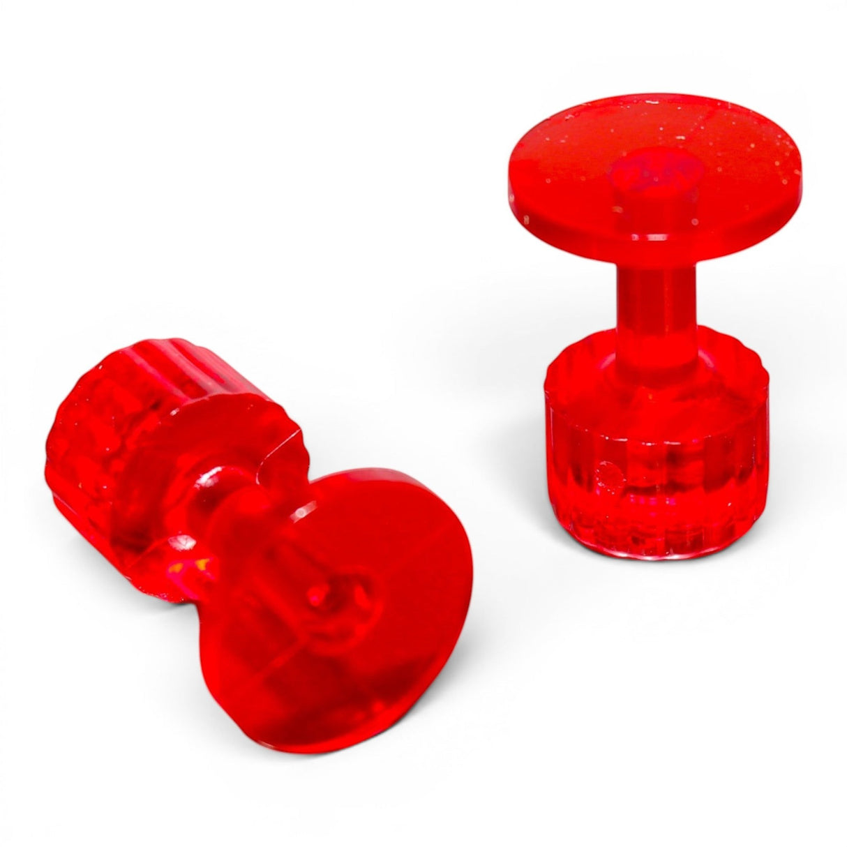 Anson PDR Dead on Dead Center red PDR glue tabs for precise paintless dent repair and finishing work
