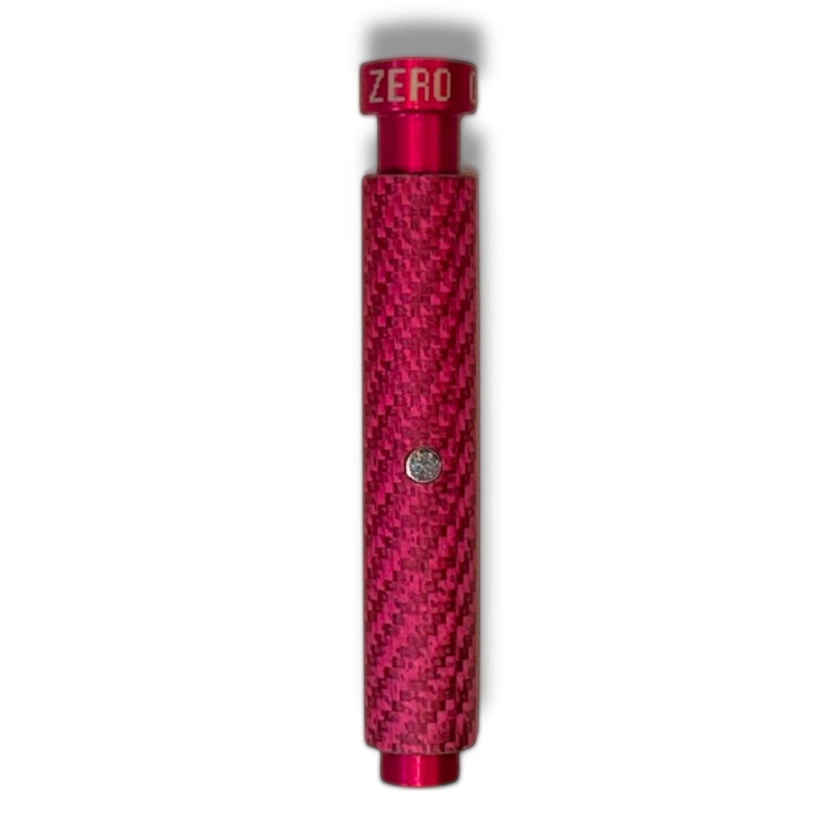 Anson PDR ShockBlocker Zero Gravity knockdown tool in red with a carbon fiber sleeve and magnetic design.