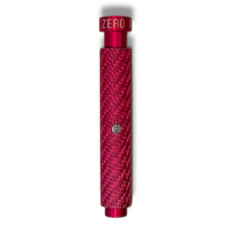 Anson PDR ShockBlocker Zero Gravity knockdown tool in red with a carbon fiber sleeve and magnetic design.