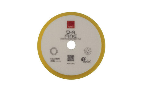 Anson PDR Rupes D-A FINE yellow finishing foam pad for automotive paint polishing and defect removal