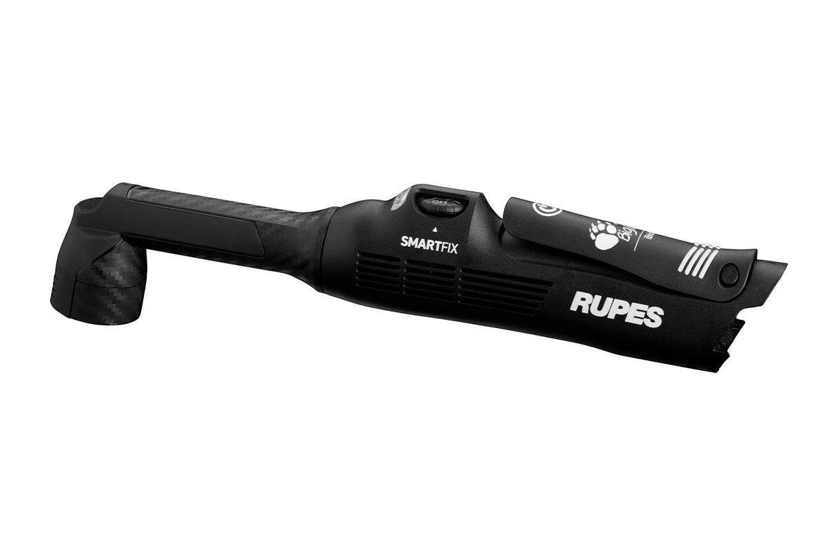 Anson PDR Rupes BigFoot iBrid Nano II compact polisher in black with SMARTFIX system for precision automotive detailing.