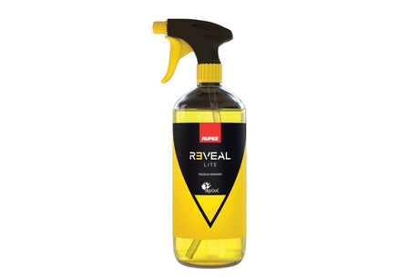 Anson PDR Rupes REVEAL LITE 750ml spray bottle for removing polish residue and cleaning glass surfaces.