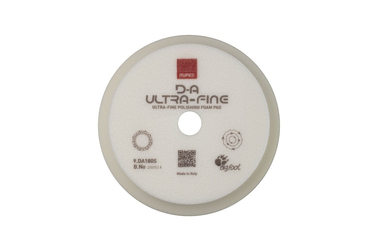 Anson PDR Rupes D-A ULTRA-FINE white foam polishing pad for high gloss finishing on soft paint surfaces
