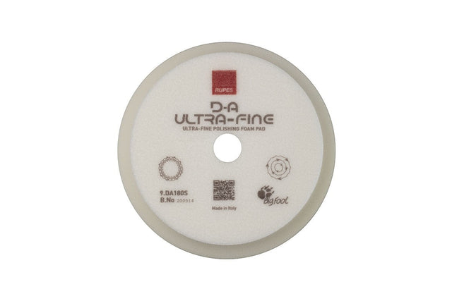 Anson PDR Rupes D-A ULTRA-FINE white foam polishing pad for high gloss finishing on soft paint surfaces