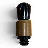 Anson PDR Dead on Dent Tools Match Grade Soft Tip, black and tan plastic construction, threaded base.