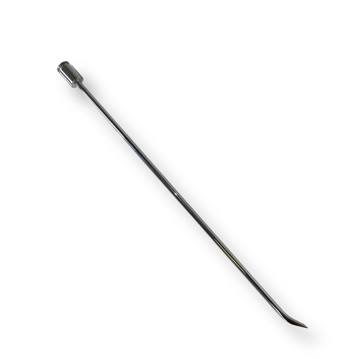 Anson PDR stainless steel ice pick with inline grip handle, sharp tip and angled end.