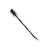 Anson PDR stainless steel ice pick with inline grip handle, sharp tip, and knurled end.