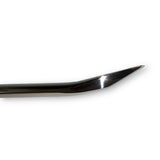 Anson PDR stainless steel ice pick with sharp, angled tip and inline grip handle.