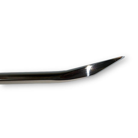 Anson PDR stainless steel ice pick with sharp, angled tip and inline grip handle.