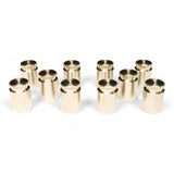 Anson PDR 10 pack stainless steel indexing hubs with 1/2 inch tread ID for tool conversion.