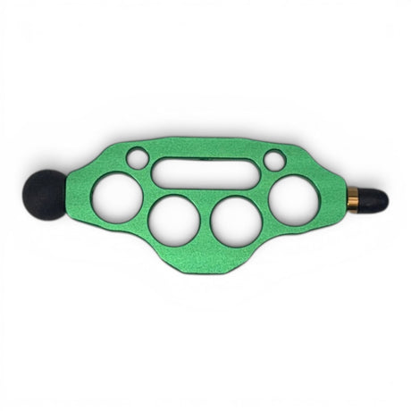 Anson PDR Tactical Blending Hammer in green anodized aluminum with black rubber blending tips for professional PDR work.