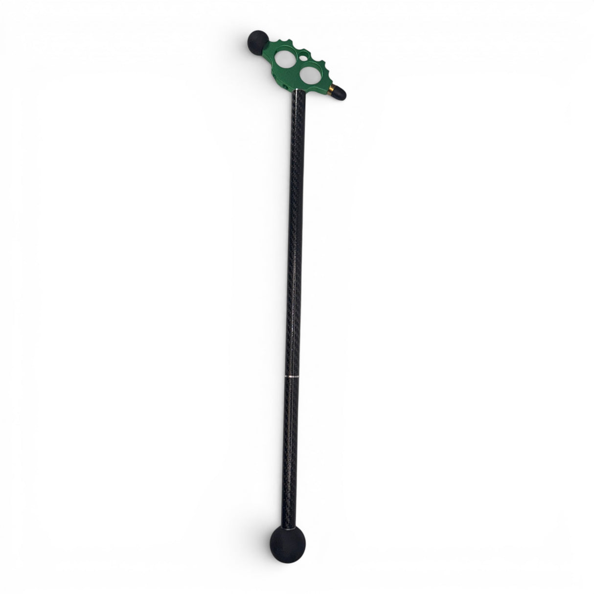 Anson PDR Tactical Blending Hammer with a green small head, carbon fiber shaft, and black rubber blending tips.