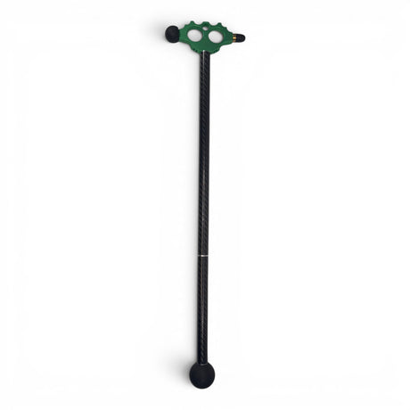Anson PDR Tactical Blending Hammer with a green aluminum head, carbon fiber handle, and rubber tips for PDR work.