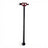 Anson PDR Tactical Blending Hammer with a red anodized aluminum head, carbon fiber shaft, and black rubber tips.