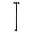 Anson PDR Tactical Blending Hammer with a red anodized aluminum head, carbon fiber shaft, and black rubber tips.