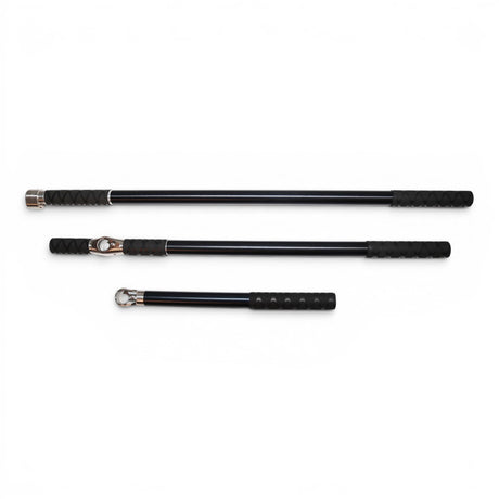 Anson PDR black anodized tactical extension handles with X grip, available in 12", 18", and 24" lengths.
