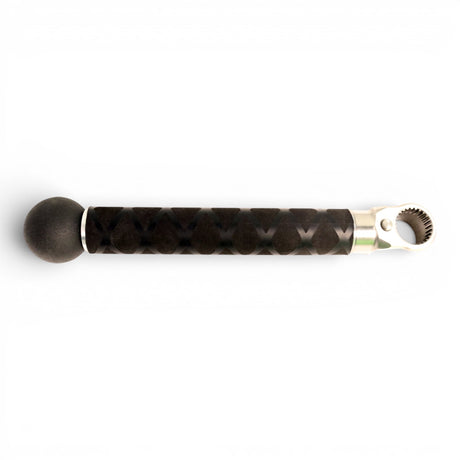 Anson PDR Tactical Grip 3 Handle Set with black X-FLOCK rubber grip and stainless steel end.