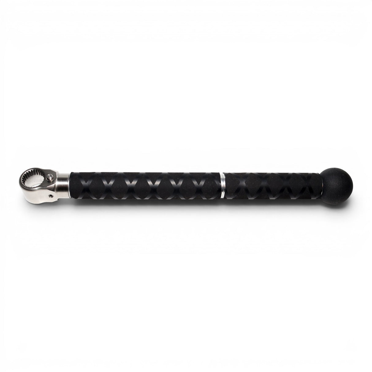 Anson PDR Tactical Guerrilla Grip handle with stainless steel ratcheting head and textured black grip.