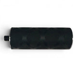 Anson PDR black tactical knurled handle extension with 5/16-18 thread and X-grip installed.