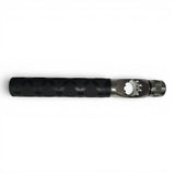 Anson PDR Tequila Econoline compact indexing handle with black x-grip and stainless steel push-button hub mechanism.