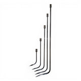Anson PDR Tequila Compact HUB stainless steel door panel rods in five varying lengths with precision-angled tips.