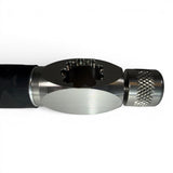 Anson PDR Tequila Econoline compact indexing handle made of stainless steel with a knurled push-button release.